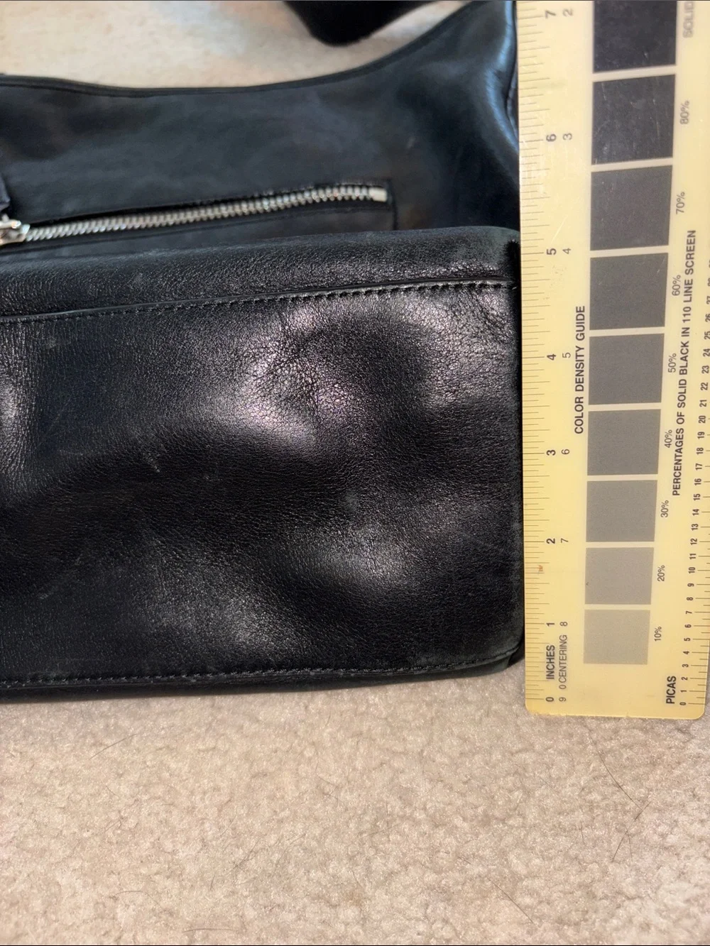 Coach Legacy Leather Tassel Duffle Hobo Bag Black Style 19889